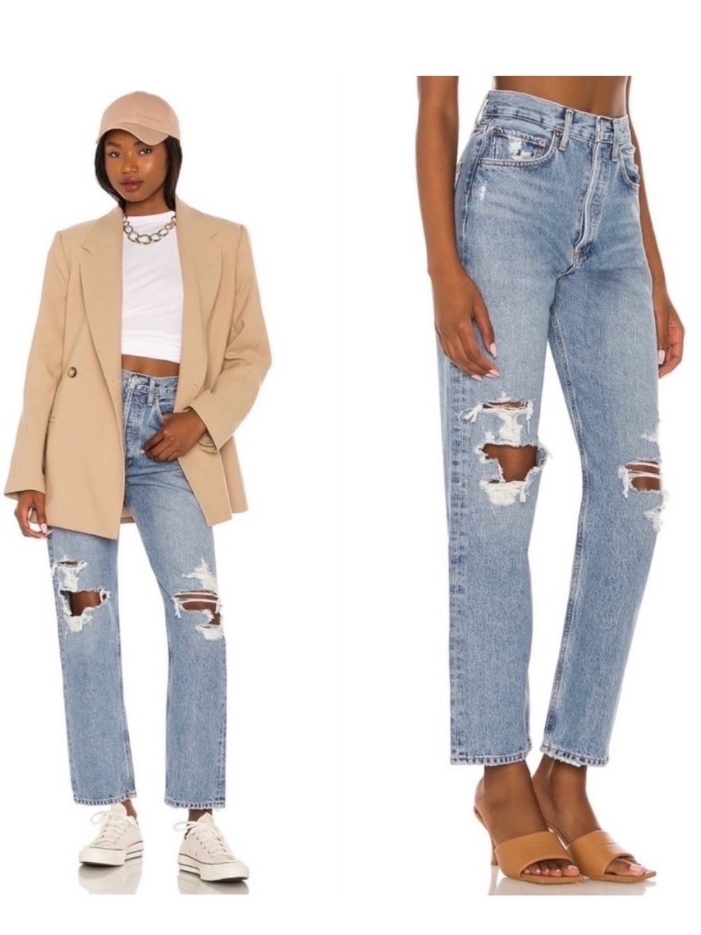 AGOLDE 90s Mid Rise Loose Jeans In Wander Size 25